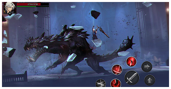 Shadow Rival battle scene